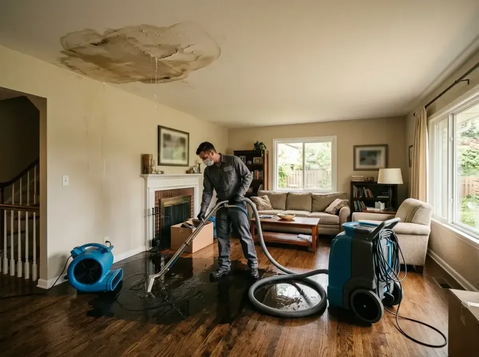 attic-pipe-burst-ceiling-drip-008 — frequently asked questions, Water Damage Restoration & Carpet Care in Blackstone, VA